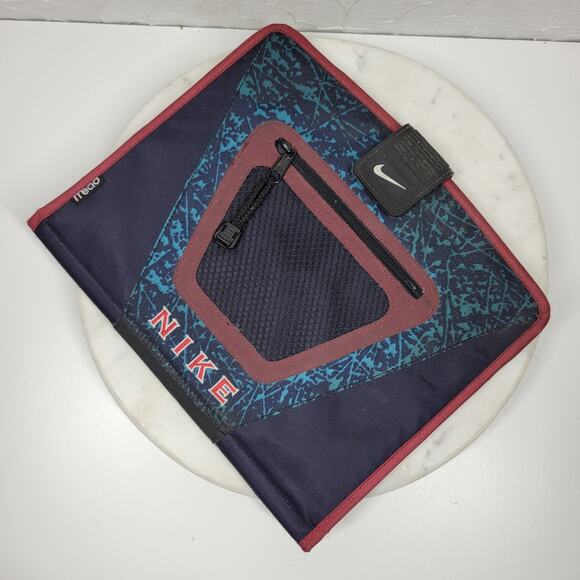 VTG Nike Trapper Keeper Binder Cover Black 1996 Mead Planner Organizer Retro - Picture 3 of 16